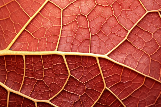 Free photo close-up of dry autumn leaf with veins