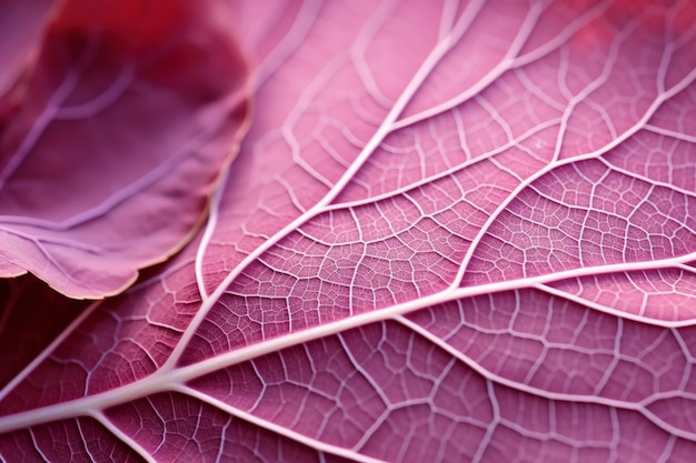 Foto gratuita primo piano della foglia secca di autunno con le vene