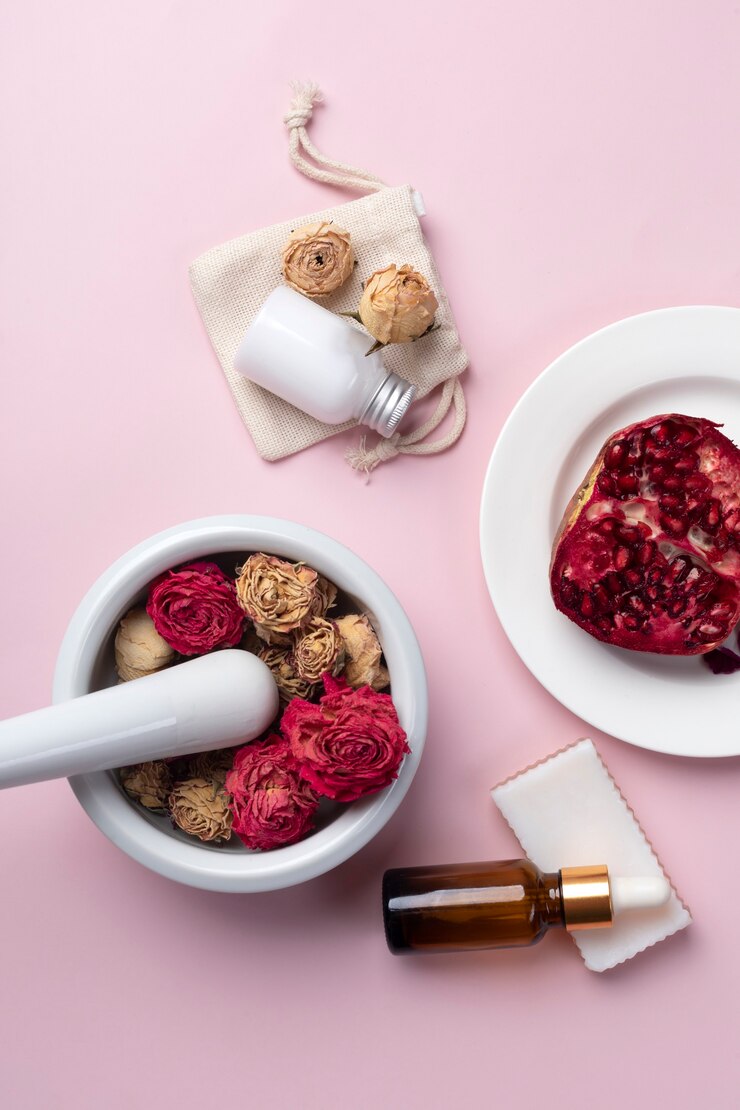 Free Photo close up on elegant beauty selfcare treatment