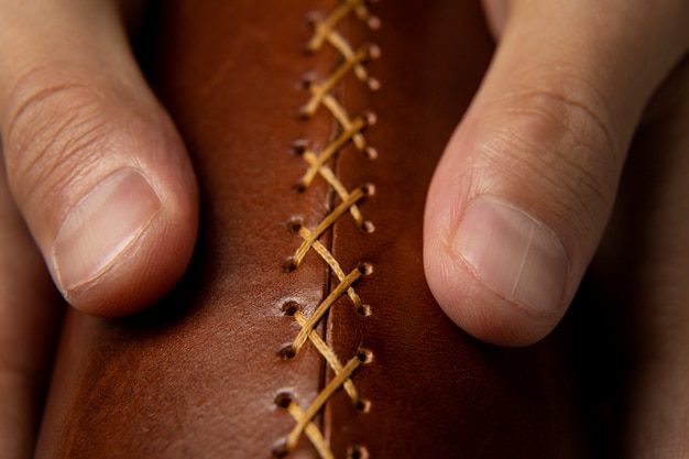 Close up on engraving art tools