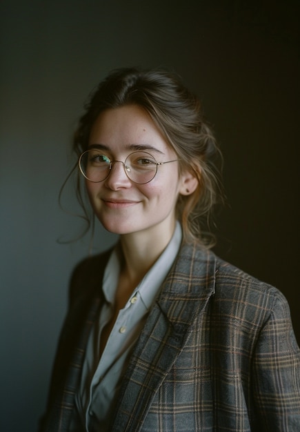 Free photo close up on excited person portrait