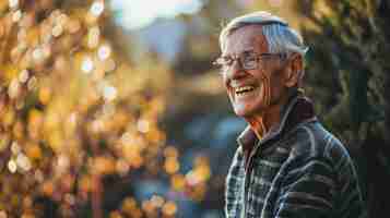 Free photo close up on excited person portrait