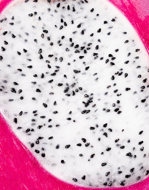 Close-up exotic dragon fruit