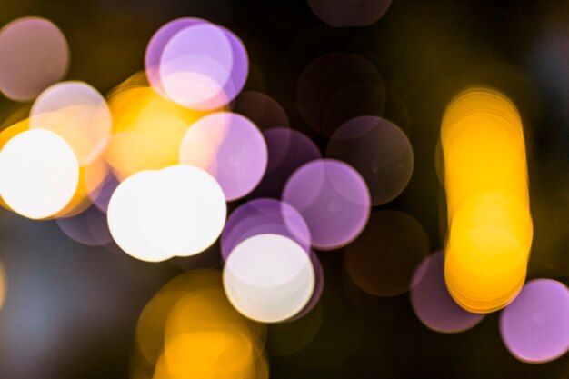 close-up of festival mockup texture at night