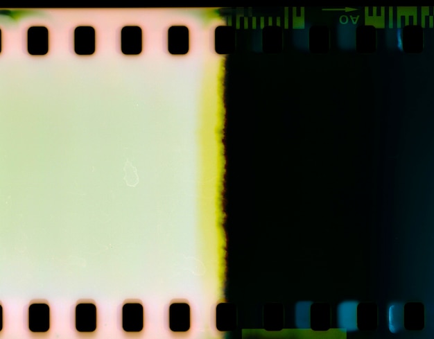 close up on film texture details