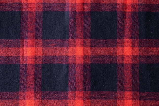 Close Up On Flannel Shirt Detail