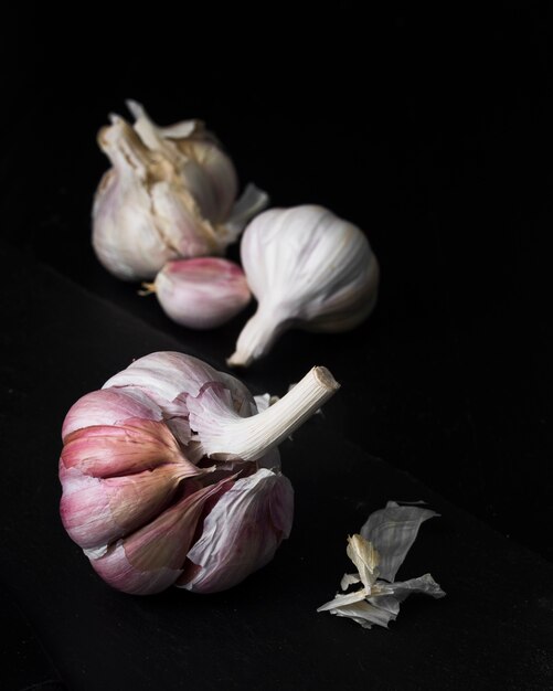 Close up of fresh garlic