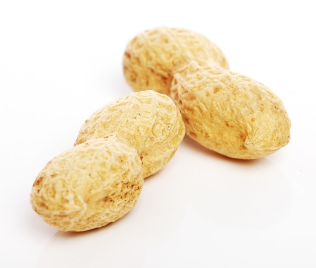 Close up of fresh peanuts
