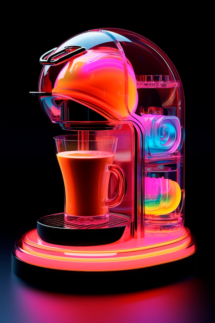 Free Photo close up on futuristic soft drink