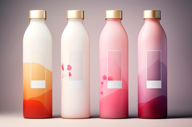 Close up on futuristic soft drink