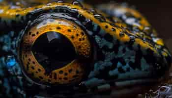 Free photo a close up of a gecko's eye