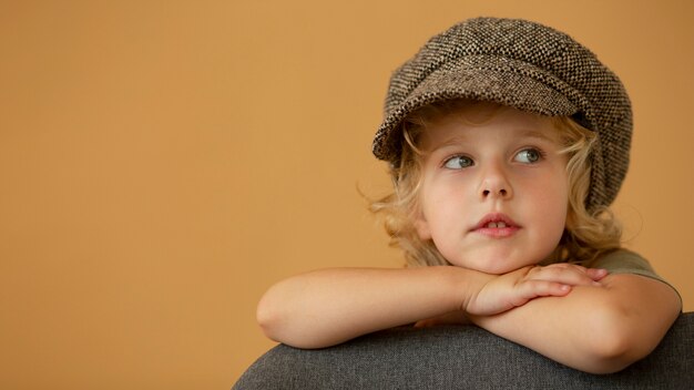 Free Photo | Full shot girl with ginger hair posing