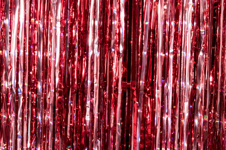 Free Photo close up on glitter decoration detail