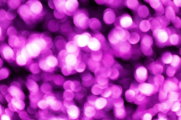 Close up on glittering lights