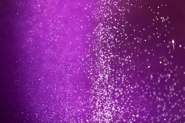 Close up on glittering purple fabric