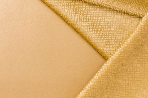 Close-up golden fiber texture with copy space