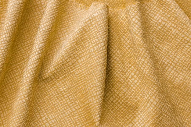 Free photo close-up golden fiber texture