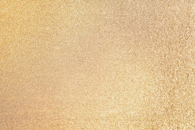 Close up of golden glitter textured background