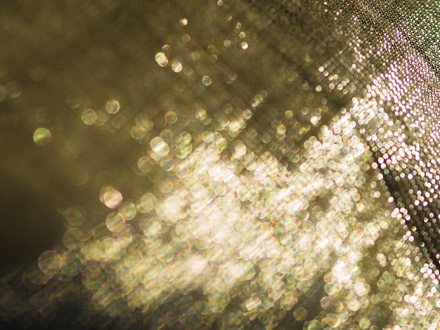 Close-up golden sequin texture