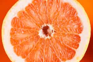 Free photo close up grapefruit background