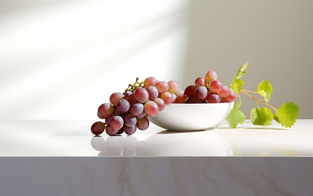 Free photo close up on grapes seasonal fruits for winter