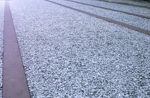 Close-up of gravel road