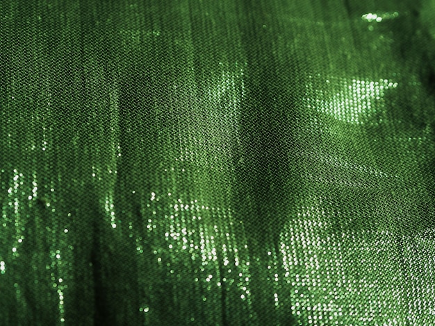 Close-up green sequin texture