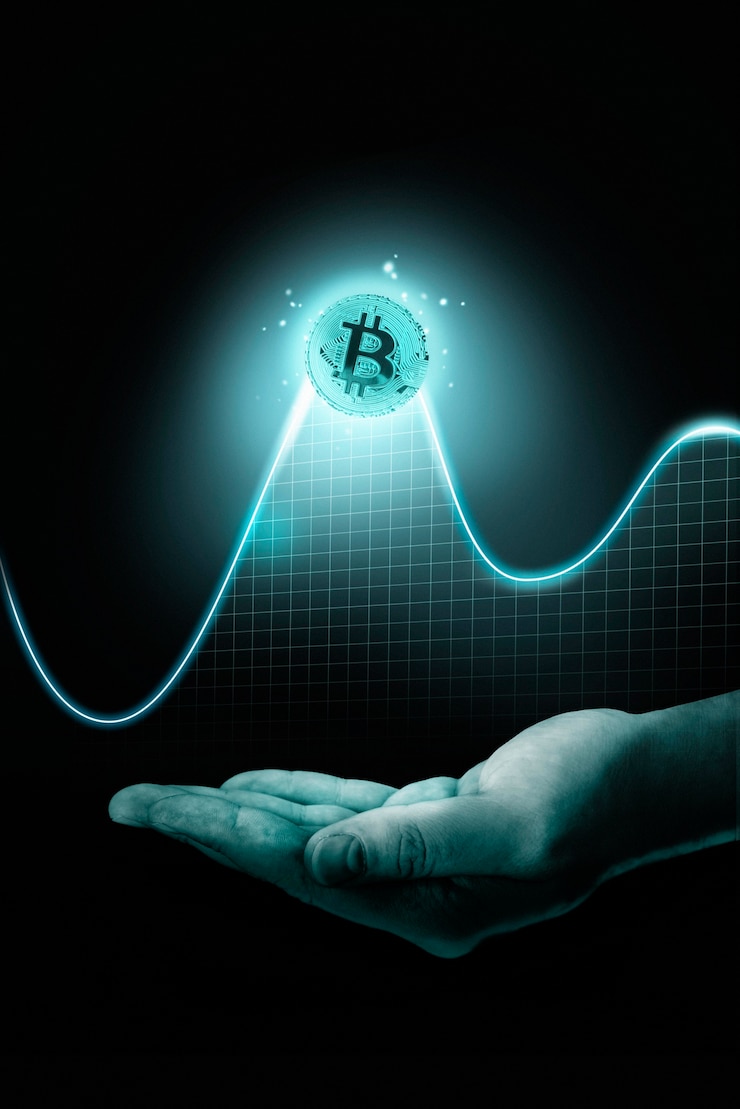 Бесплатный Фотография закройте вверх концепции биткойн руки