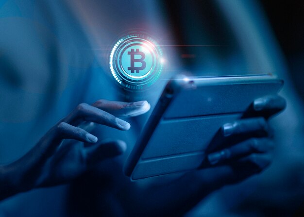 close up hands holding tablet