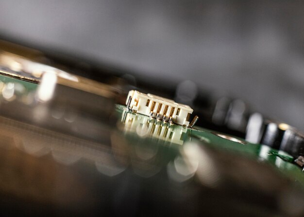 Close up hardware component background