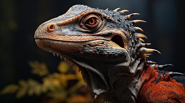 Close up of the head of a rednecked