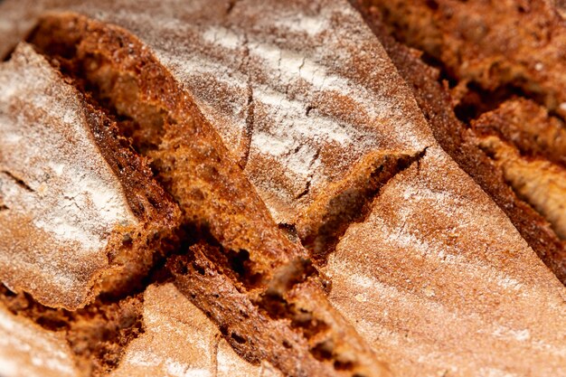 Close-up home baked bread