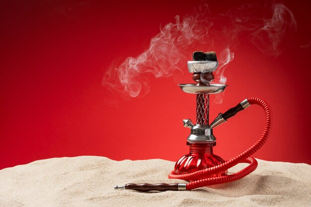 Close up on hookah for vaping