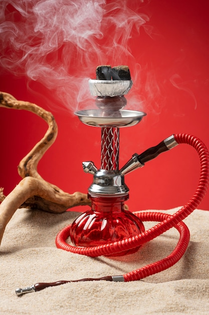 Close up on hookah for vaping