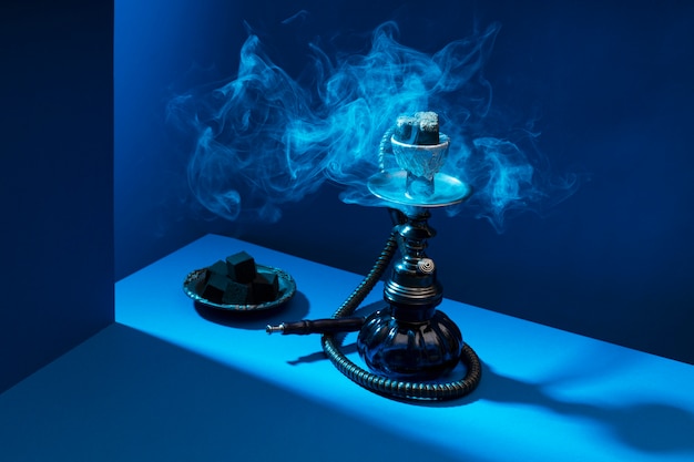 Free photo close up on hookah for vaping