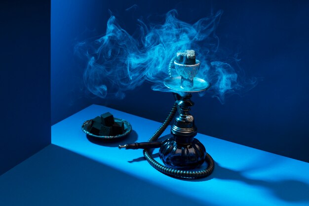 Close up on hookah for vaping