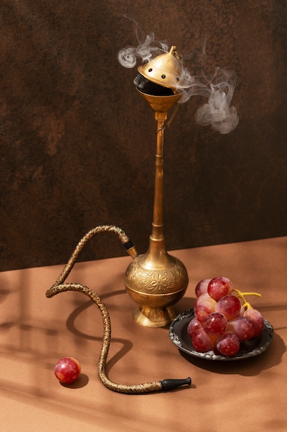 Close up on hookah for vaping