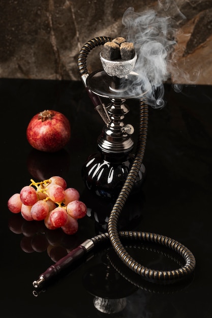 Close up on hookah for vaping