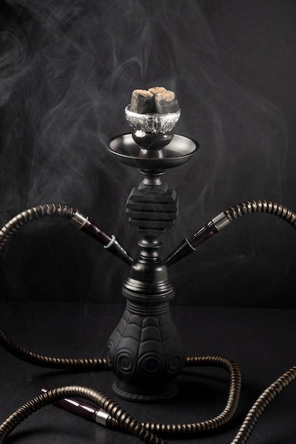 Free photo close up on hookah for vaping