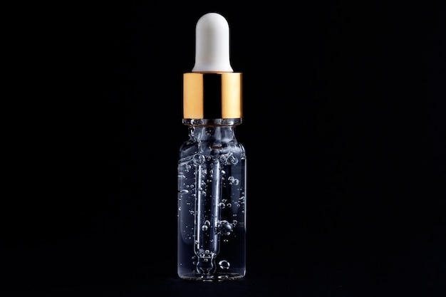 Close up on hyaluronic acid tratment