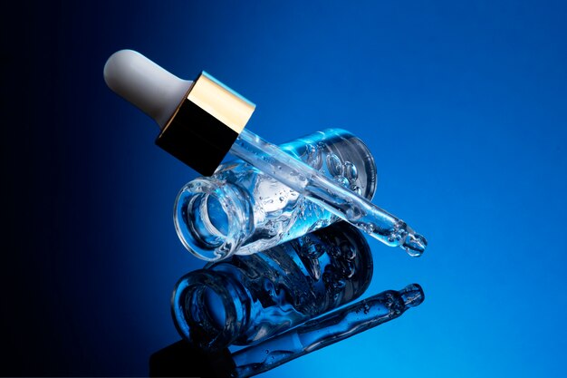 Close up on hyaluronic acid tratment