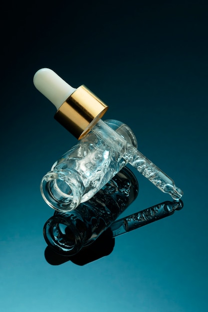 Close up on hyaluronic acid tratment