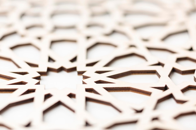 Close up on islamic new year decoration