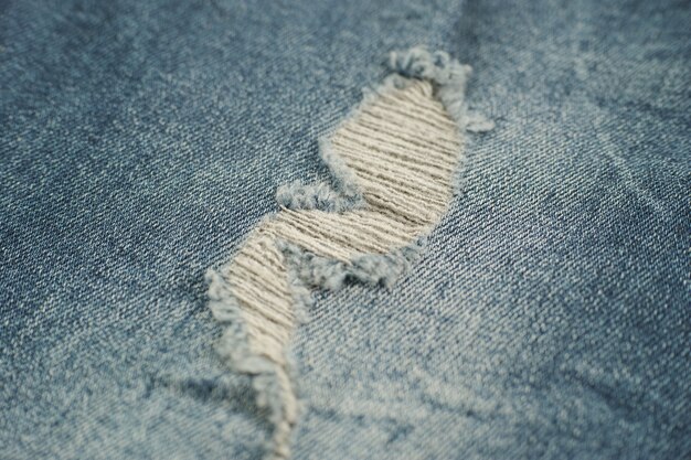 Close-up of jeans texture