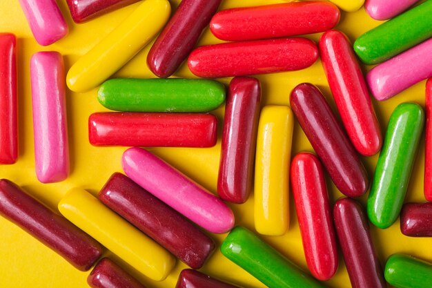 Close-up jelly candies