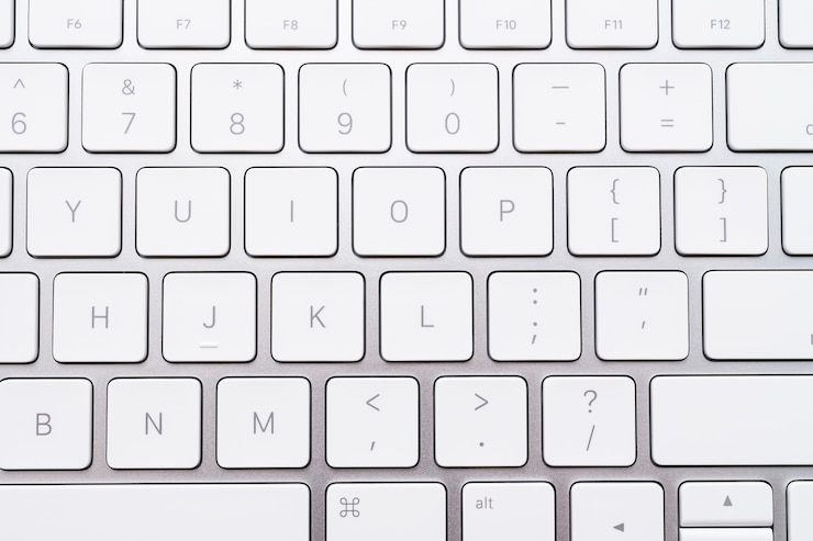 Free Photo close up keyboard button