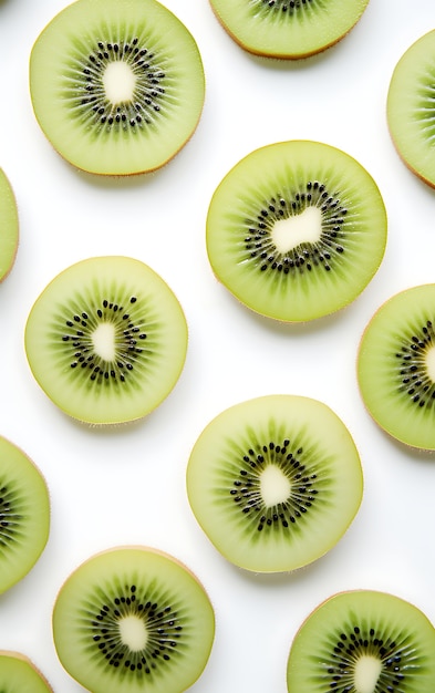 Close up on kiwi seasonal fruits for winter