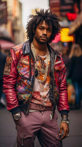 Close up on man on new york streets