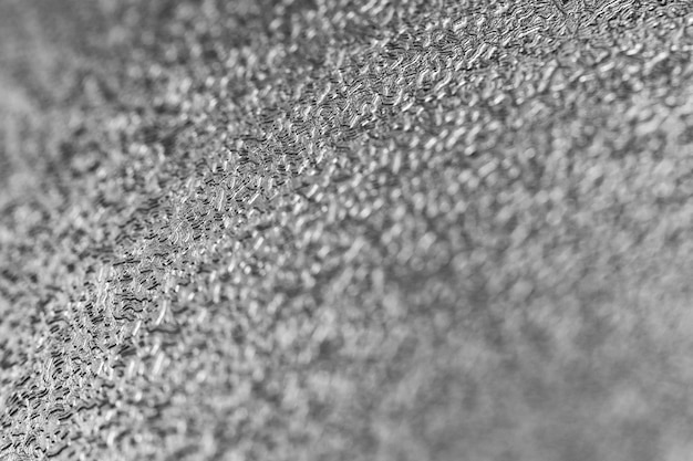 Close-up metallic grey background