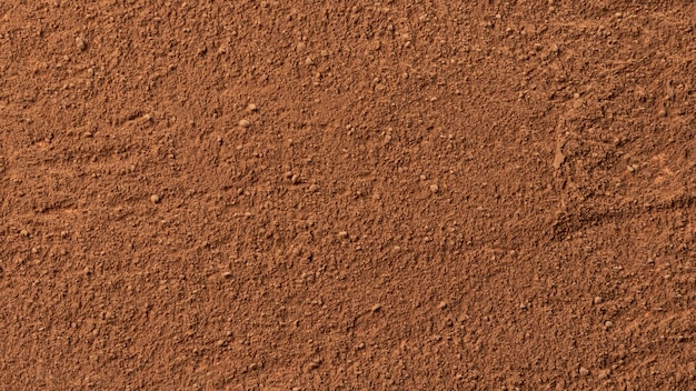 Close up mixture of clay powder